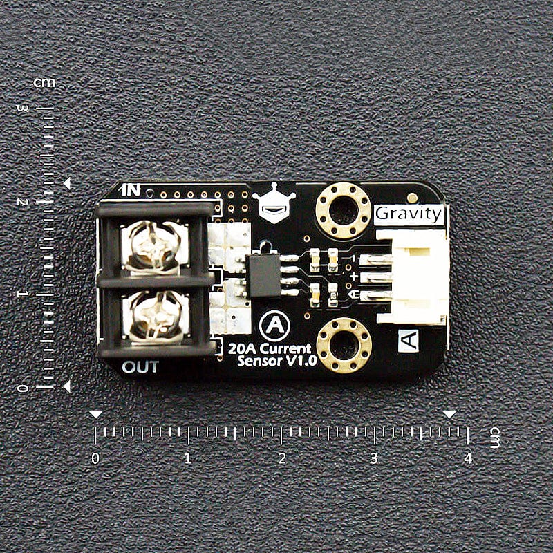 Gravity: Analog 20A Current Sensor  (AC/DC) by DFRobot - The Pi Hut