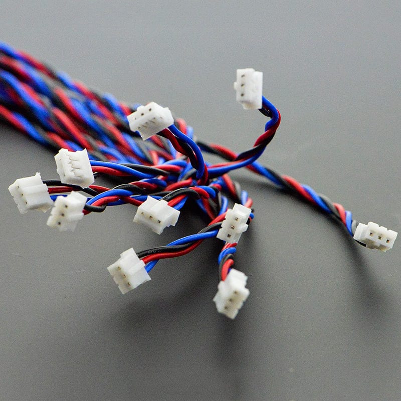 Gravity: Analog Sensor Cable - 30cm (10 Pack) by DFRobot - The Pi Hut