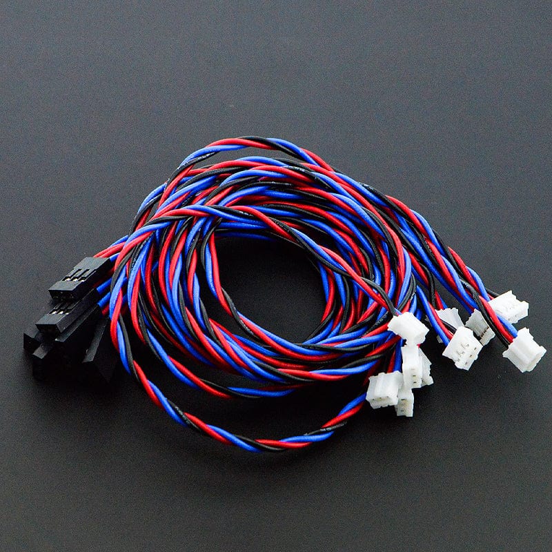 Gravity: Analog Sensor Cable - 30cm (10 Pack) by DFRobot - The Pi Hut
