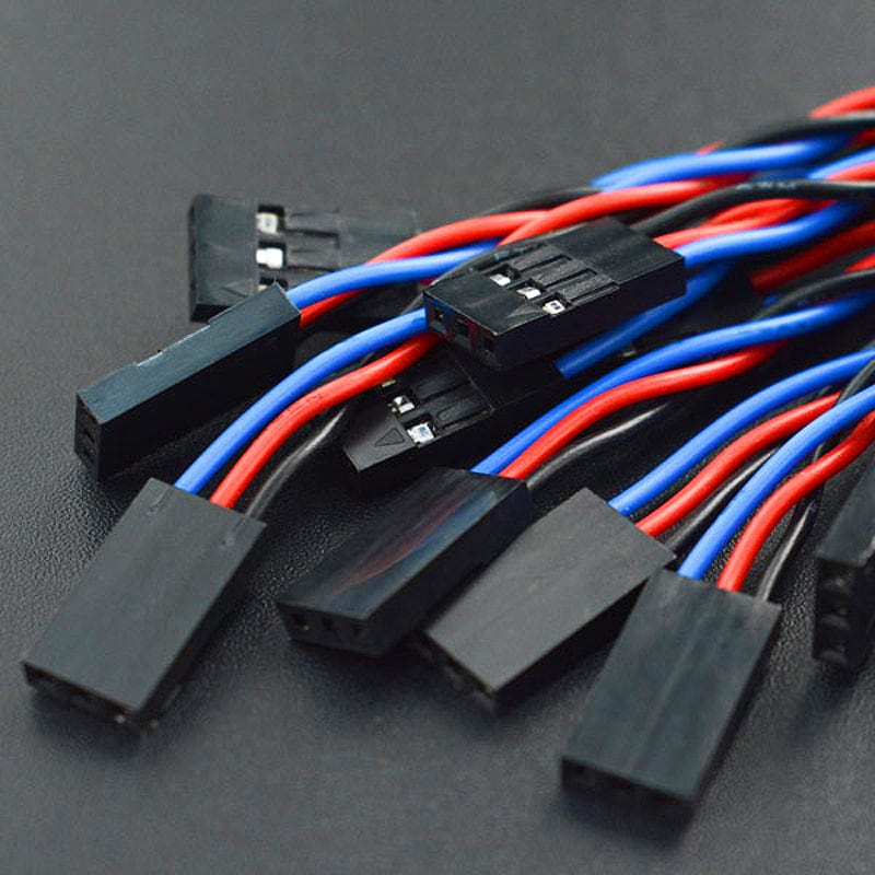 Gravity: Analog Sensor Cables - 50cm (10 Pack) by DFRobot - The Pi Hut