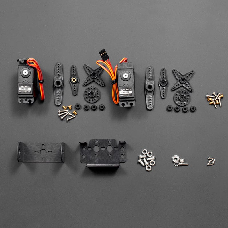 Gravity: DF05BB Tilt/Pan Kit (5kg) by DFRobot - The Pi Hut