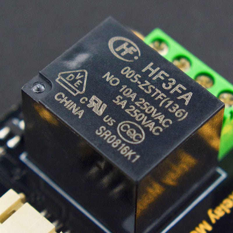 Gravity: Digital 5A Relay Module by DFRobot - The Pi Hut