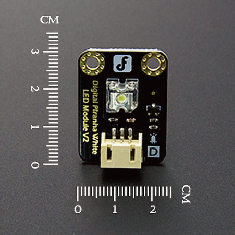 Gravity: Digital Piranha LED Module - White by DFRobot - The Pi Hut