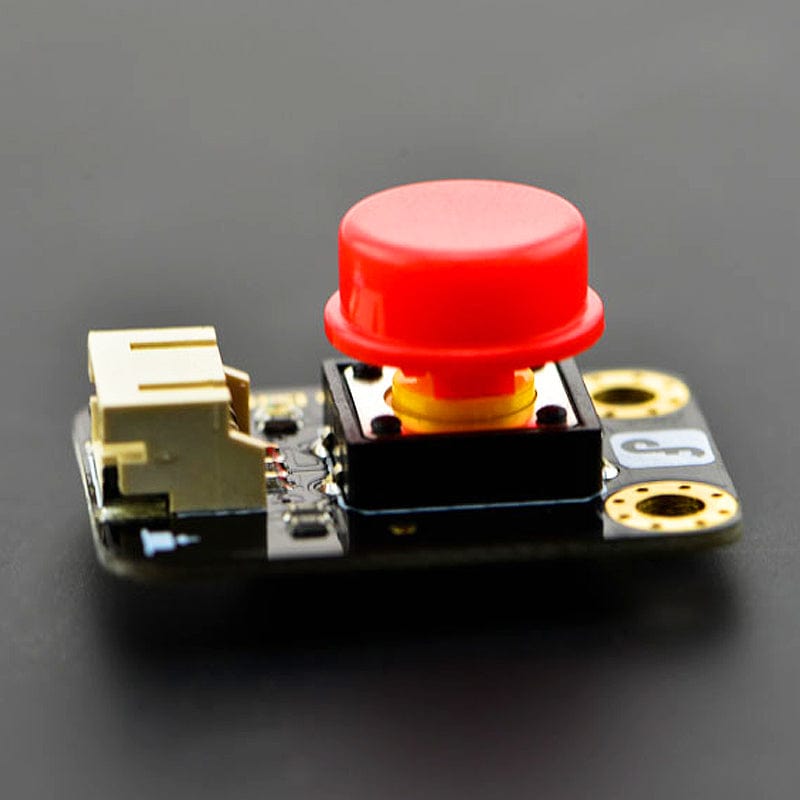 Gravity: Digital Push Button (Red) by DFRobot - The Pi Hut