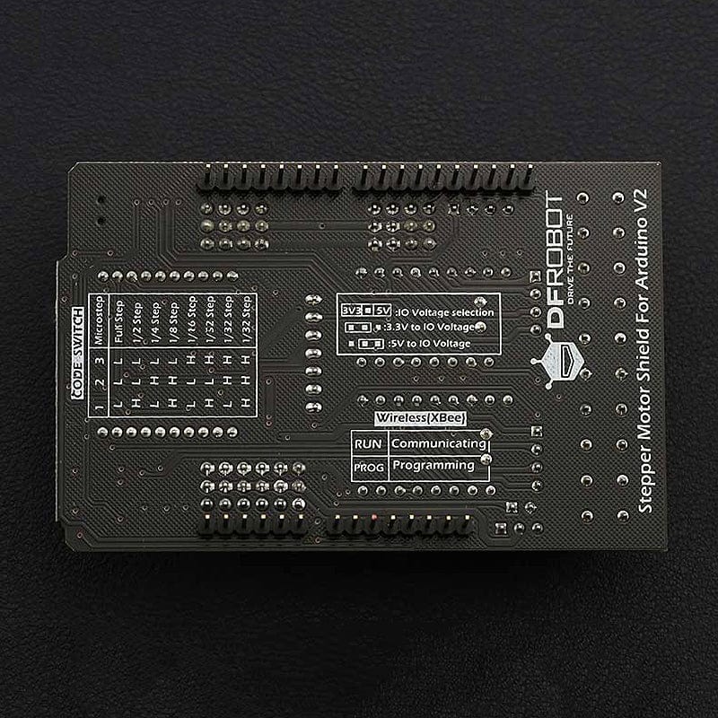 Gravity: Dual Bipolar Stepper Motor Shield for Arduino (DRV8825) by DFRobot - The Pi Hut