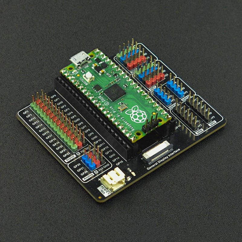 Gravity: Expansion Board for Raspberry Pi Pico by DFRobot - The Pi Hut