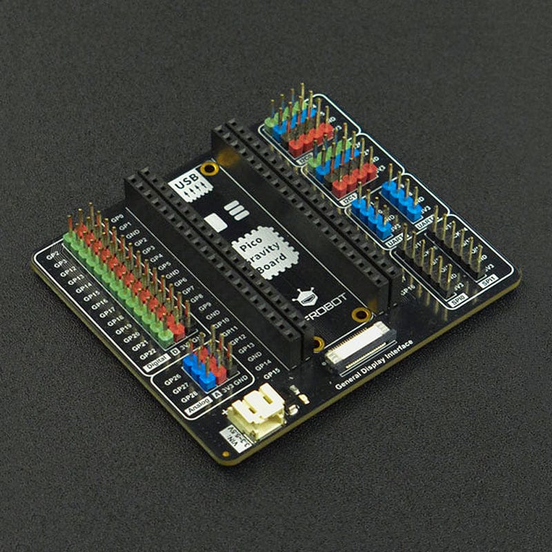 Gravity: Expansion Board for Raspberry Pi Pico by DFRobot - The Pi Hut