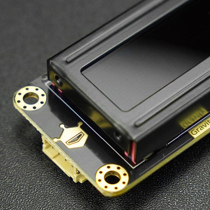 Gravity: I2C 16x2 Arduino LCD with RGB Font Display (Black) by DFRobot - The Pi Hut