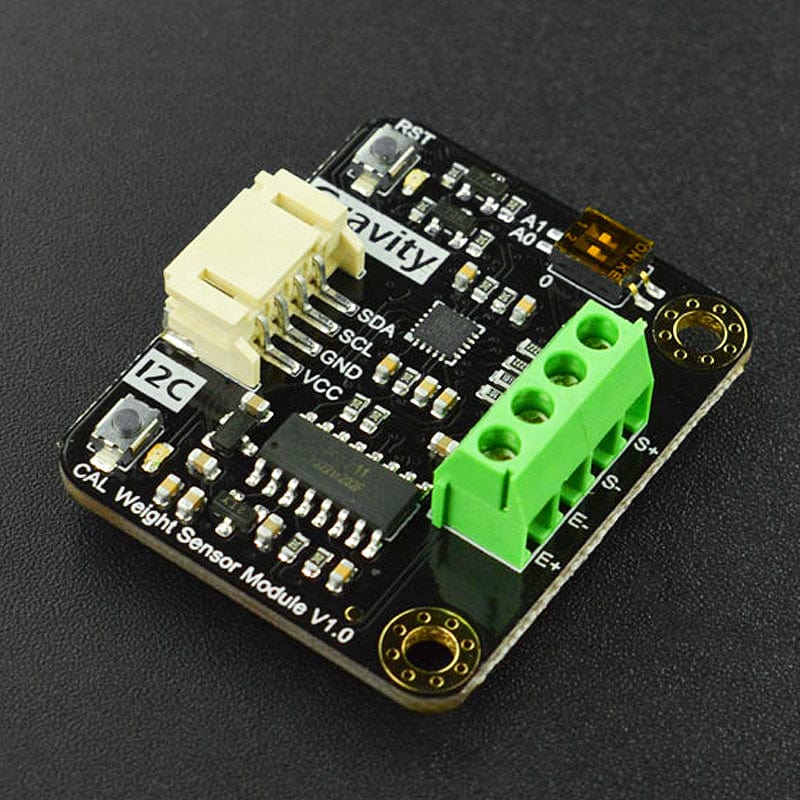 Gravity: I2C 1Kg Weight Sensor Kit - HX711 by DFRobot - The Pi Hut