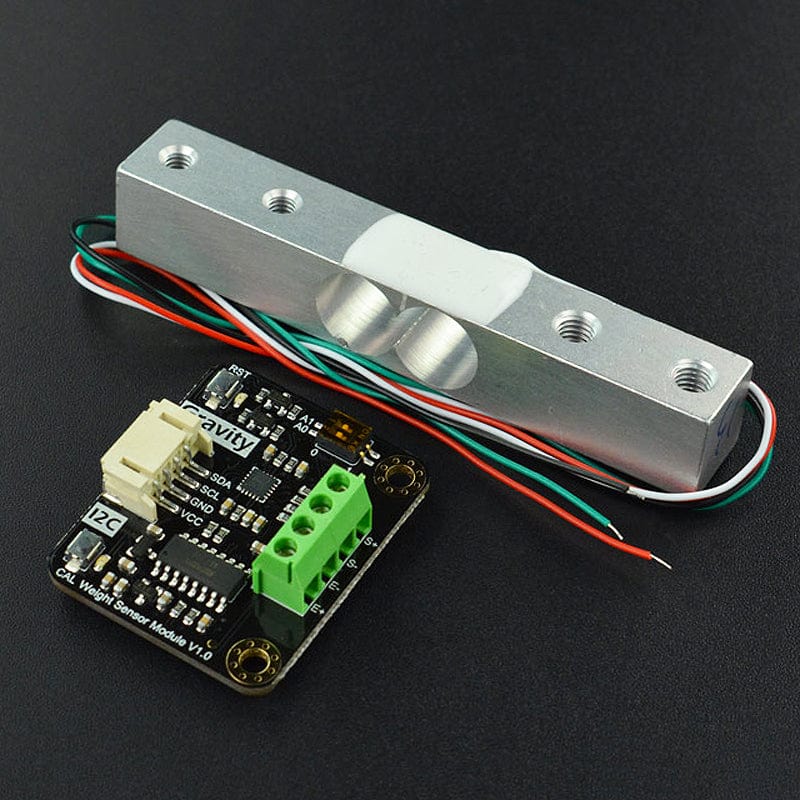 Gravity: I2C 1Kg Weight Sensor Kit - HX711 by DFRobot - The Pi Hut