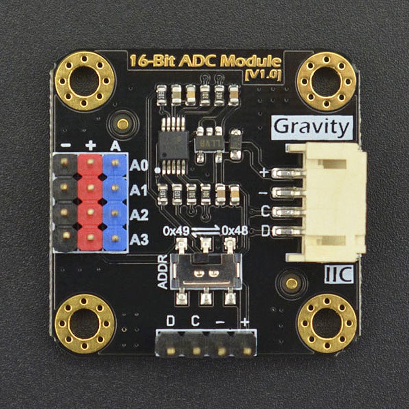 Gravity: I2C ADS1115 16-Bit ADC Module by DFRobot - The Pi Hut