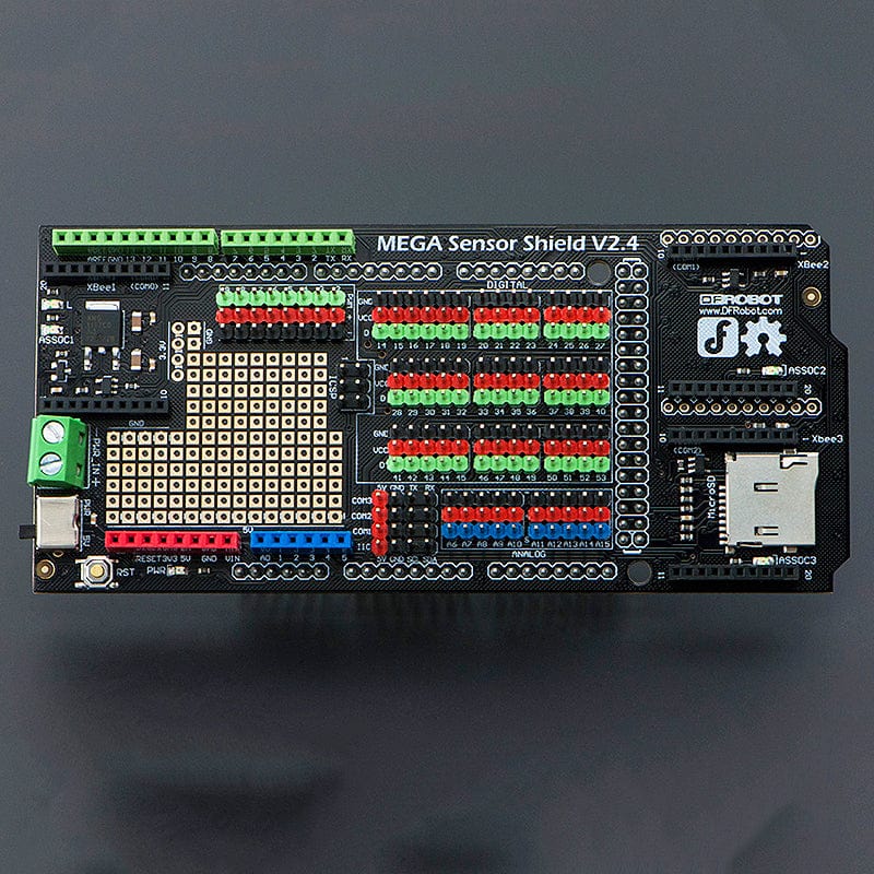 Gravity: IO Sensor Shield For Arduino Mega Due by DFRobot - The Pi Hut