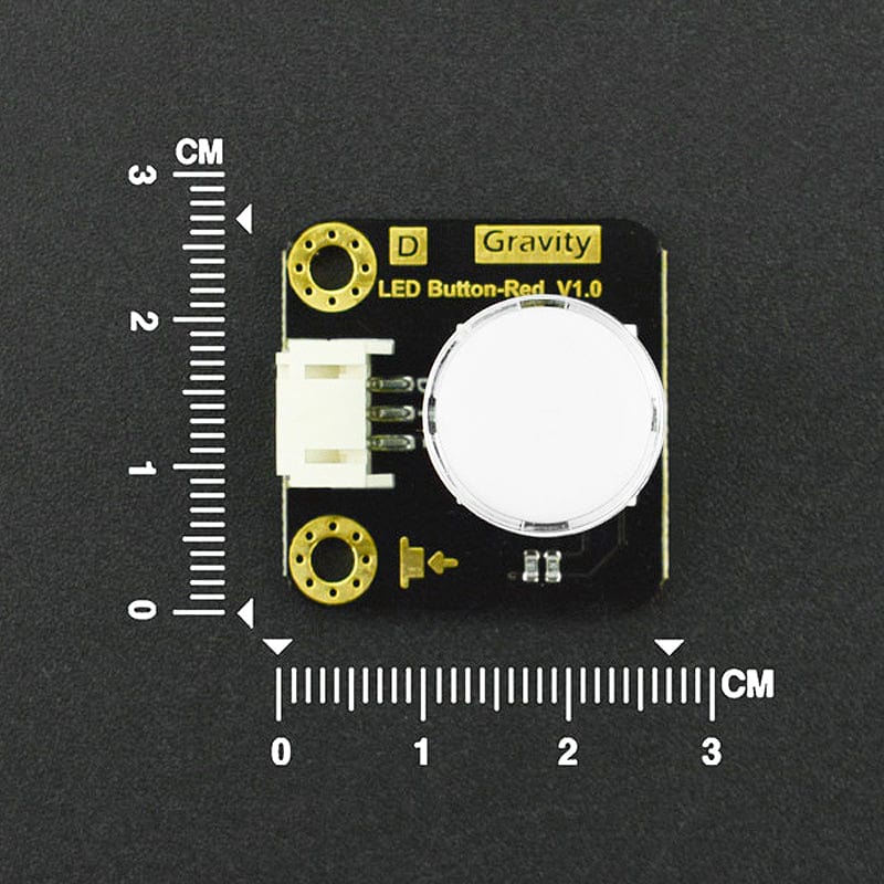 Gravity: LED Button - Red by DFRobot - The Pi Hut