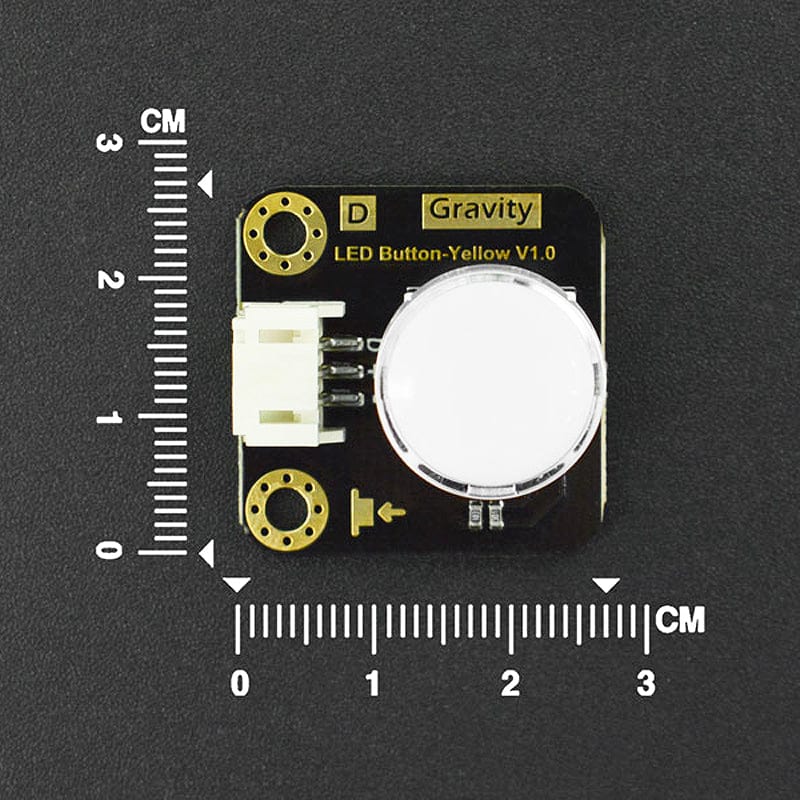 Gravity: LED Button - Yellow by DFRobot - The Pi Hut