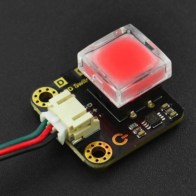 Gravity: LED Switch - Red by DFRobot - The Pi Hut