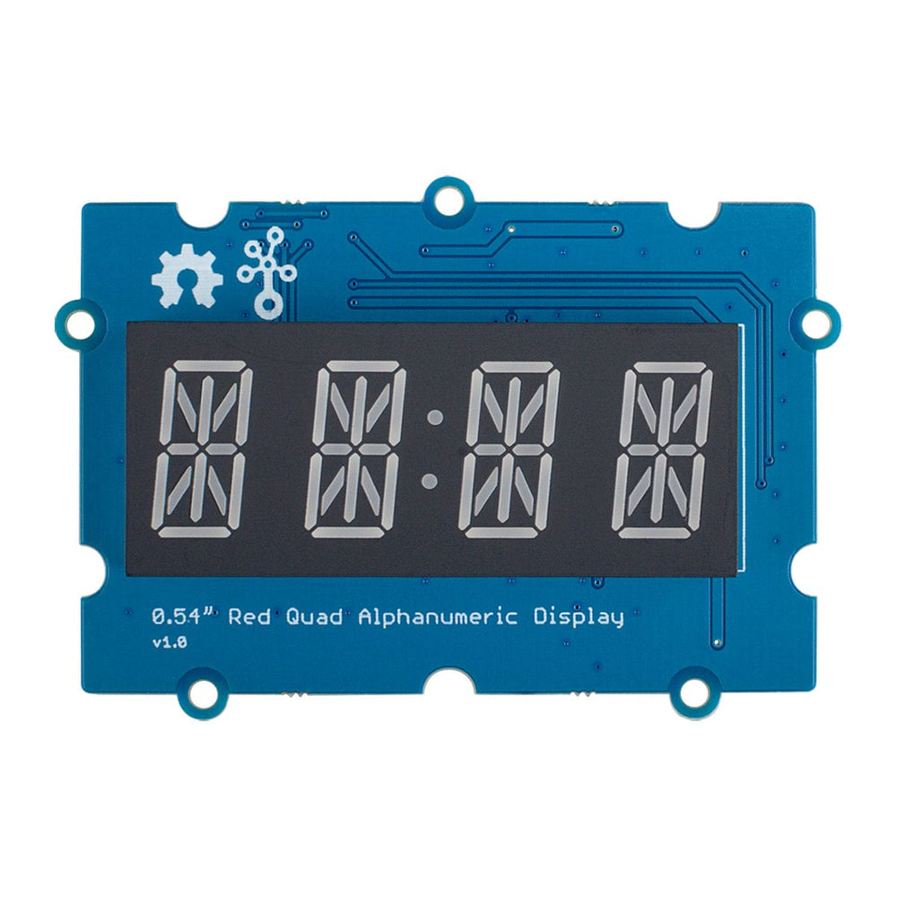 Grove - 0.54" Red Quad Alphanumeric Display by Seeed - The Pi Hut