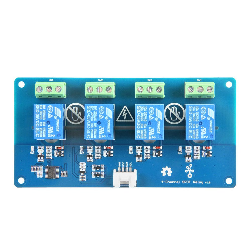 Grove - 4-Channel SPDT Relay by Seeed - The Pi Hut