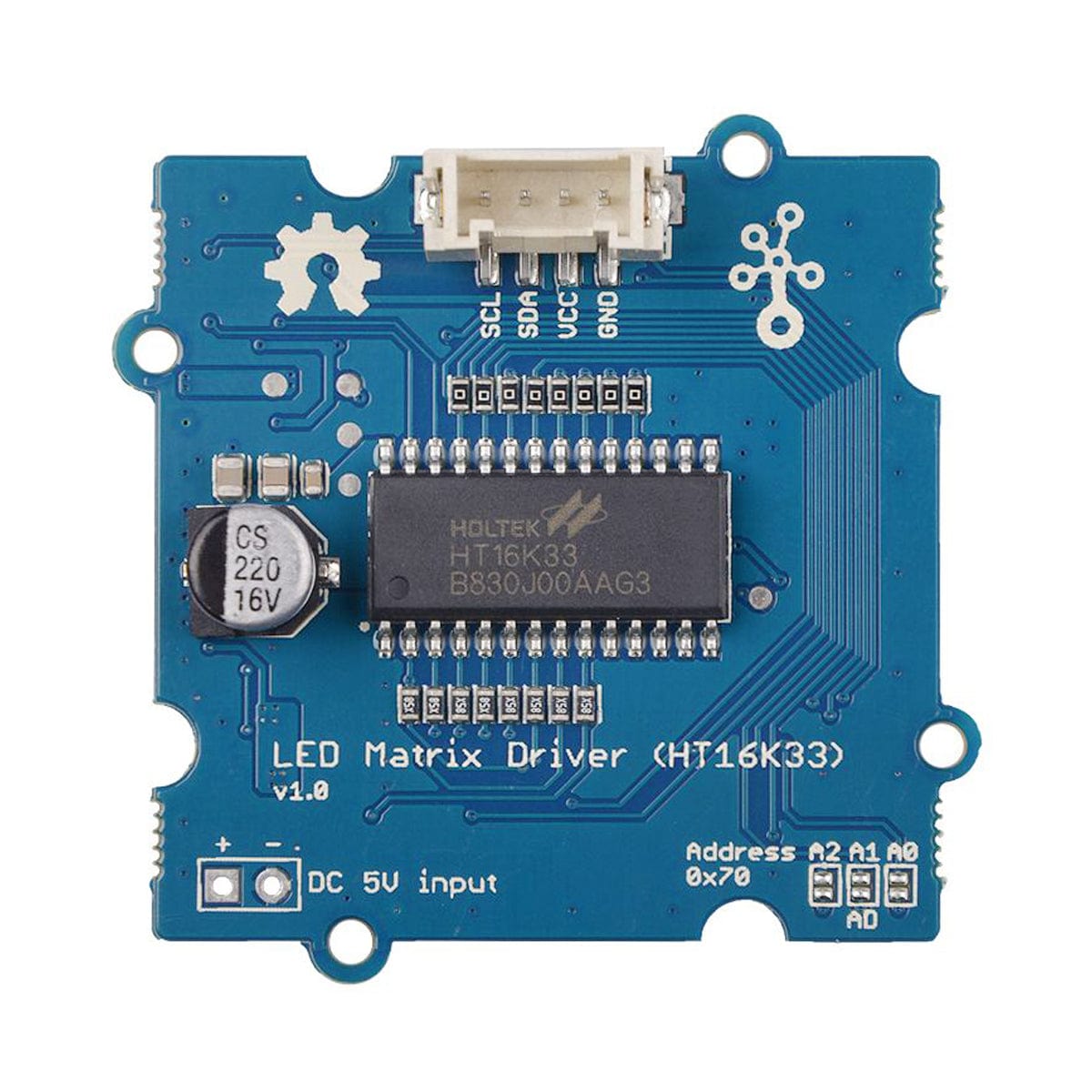 Grove - Red LED Matrix with Driver by Seeed - The Pi Hut