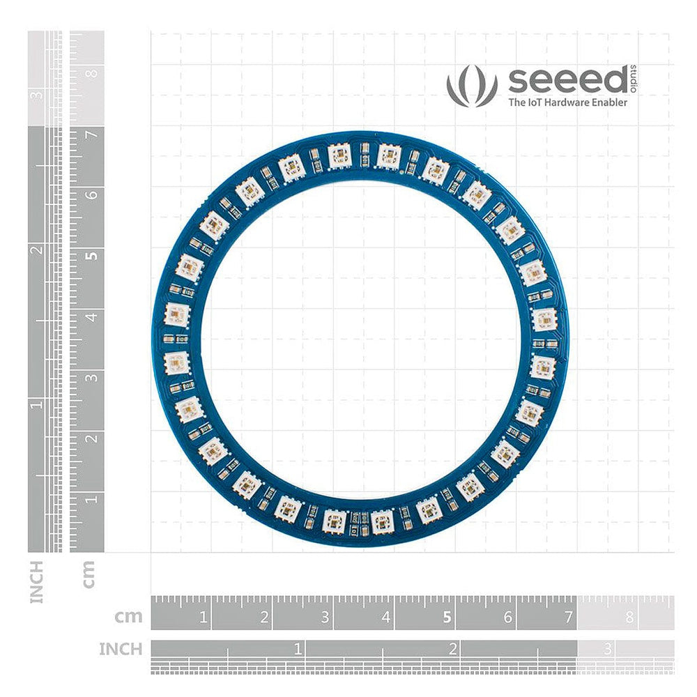Grove - RGB LED Ring (24-WS2813 Mini) by Seeed - The Pi Hut
