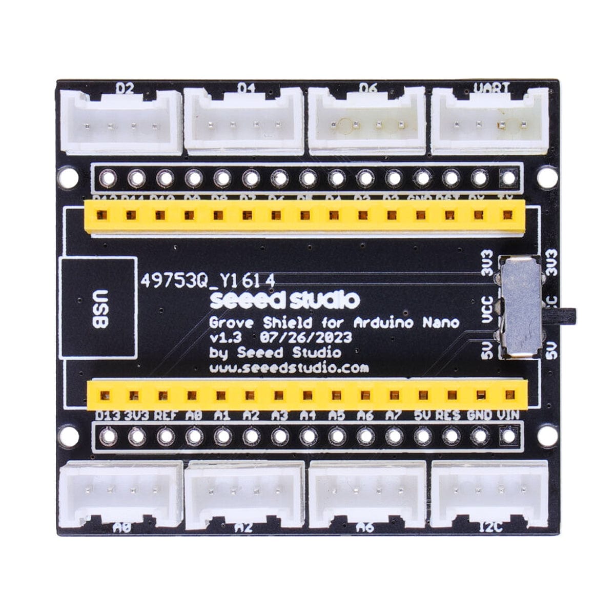 Grove Shield for Arduino Nano v1.2 by Seeed - The Pi Hut