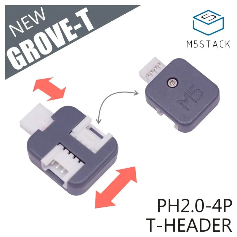 Grove-T Connector (5 Pack) by M5Stack - The Pi Hut