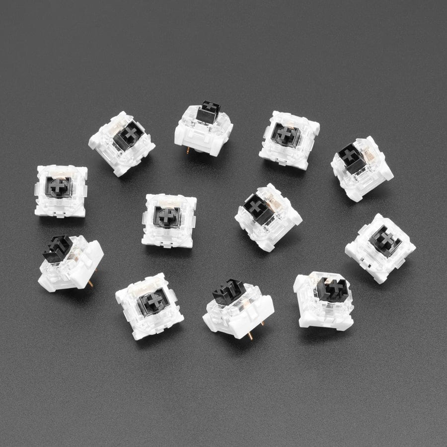 Half Height / Low Profile MX-Compatible Key Switches - 12 pack - Outemu GTMX by Adafruit - The Pi Hut