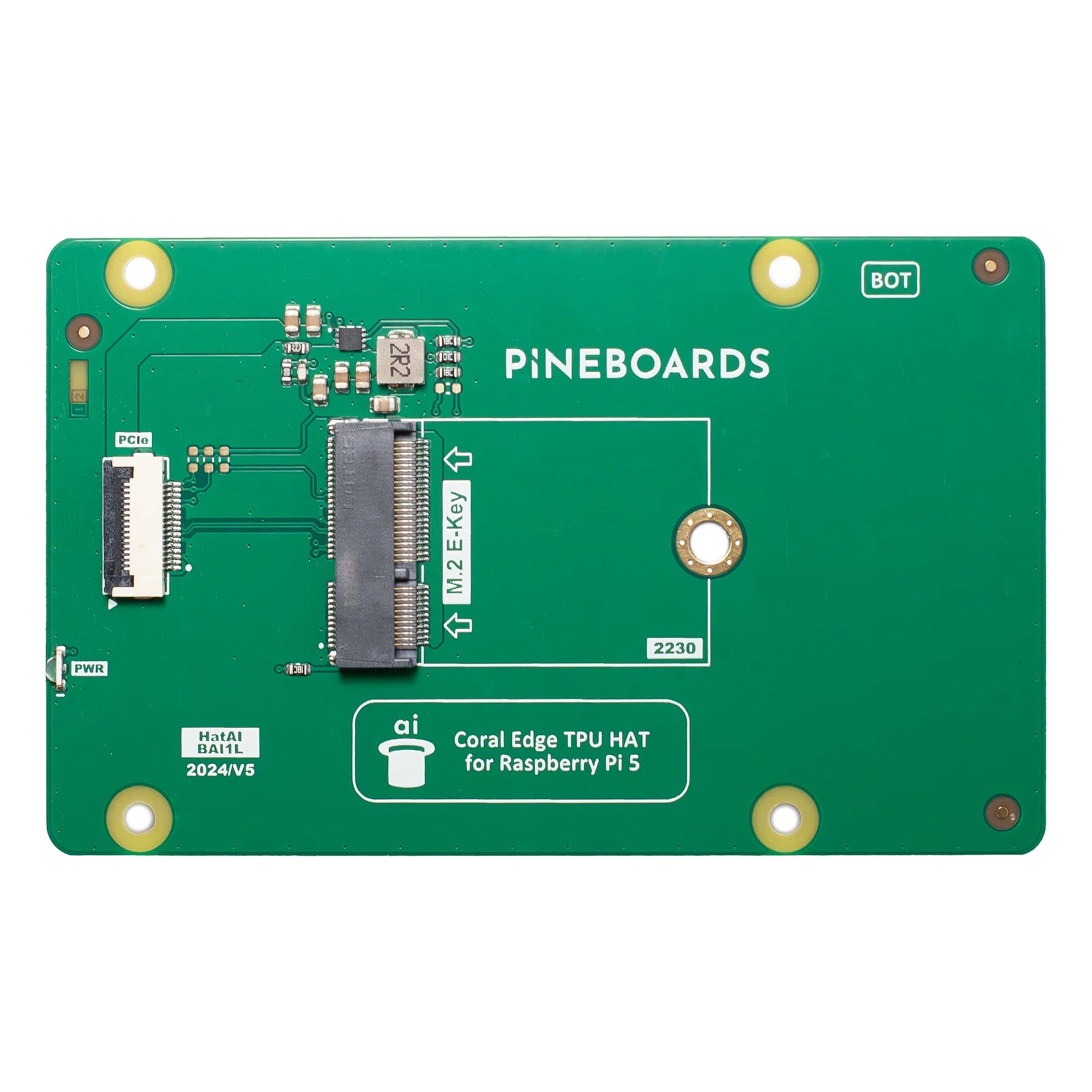 Hat AI! for Raspberry Pi 5 by Pineboards - The Pi Hut
