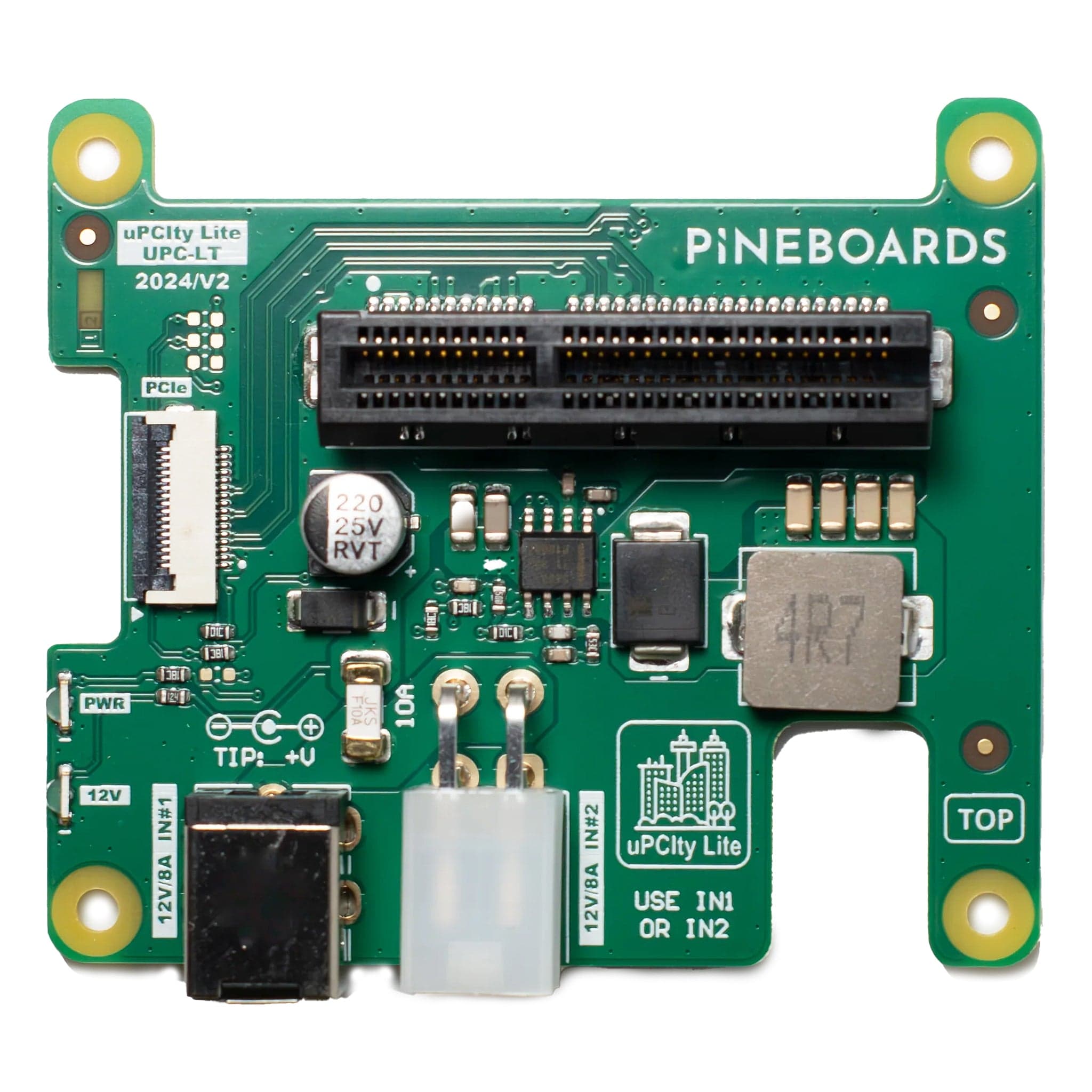 Hat uPCIty Lite for Raspberry Pi 5 by Pineboards - The Pi Hut