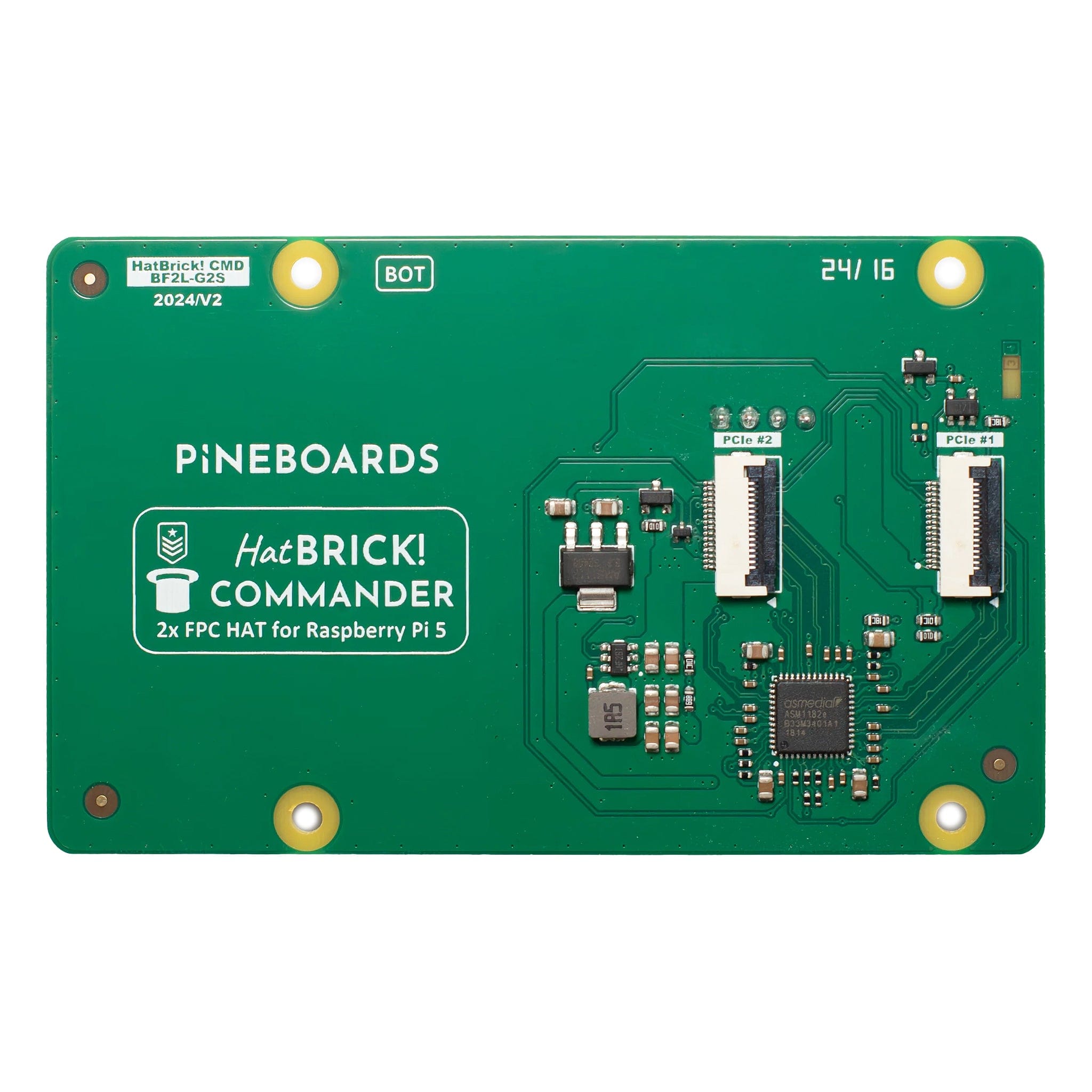 HatBRICK! Commander for Raspberry Pi 5 by Pineboards - The Pi Hut
