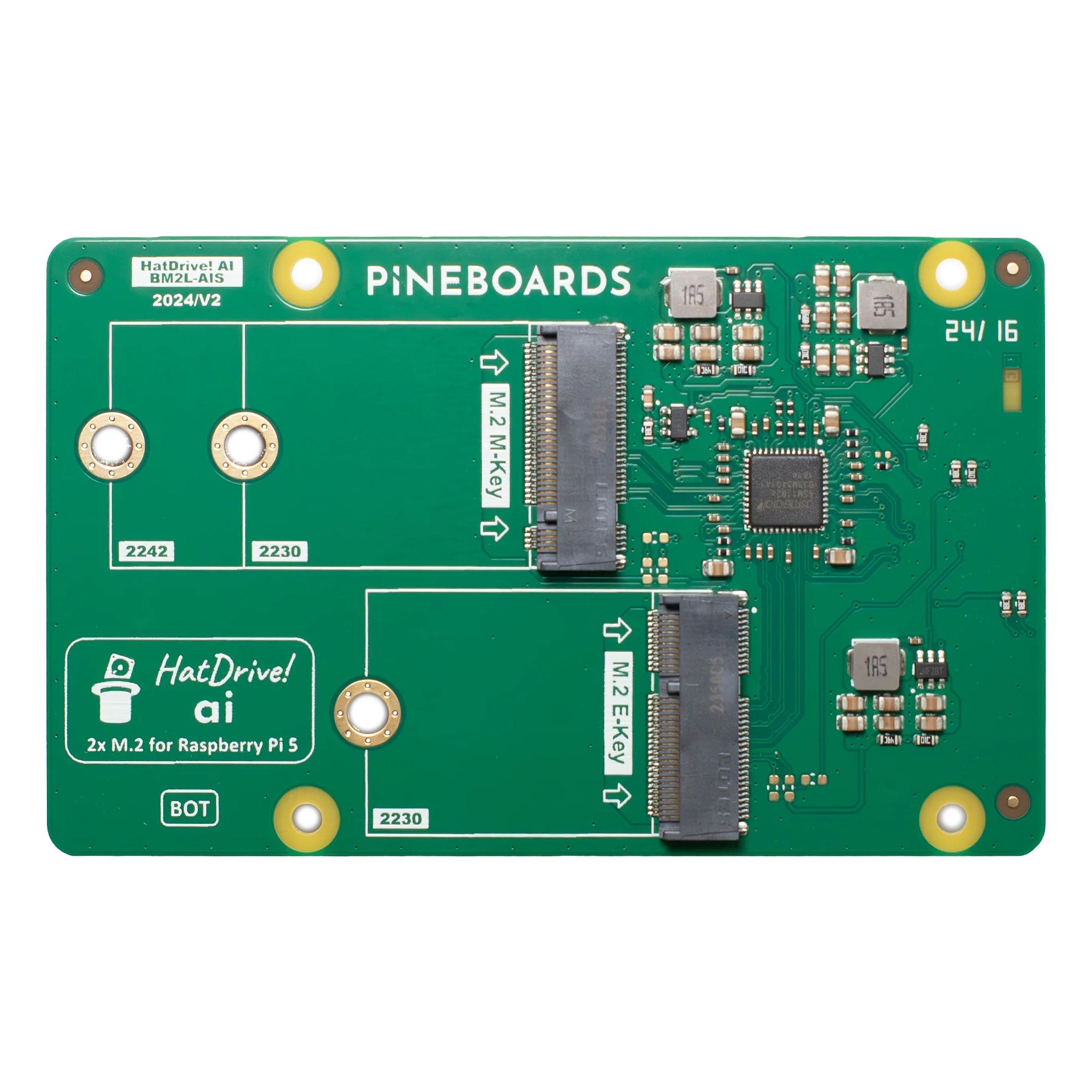 HatDrive! AI for Raspberry Pi 5 by Pineboards - The Pi Hut
