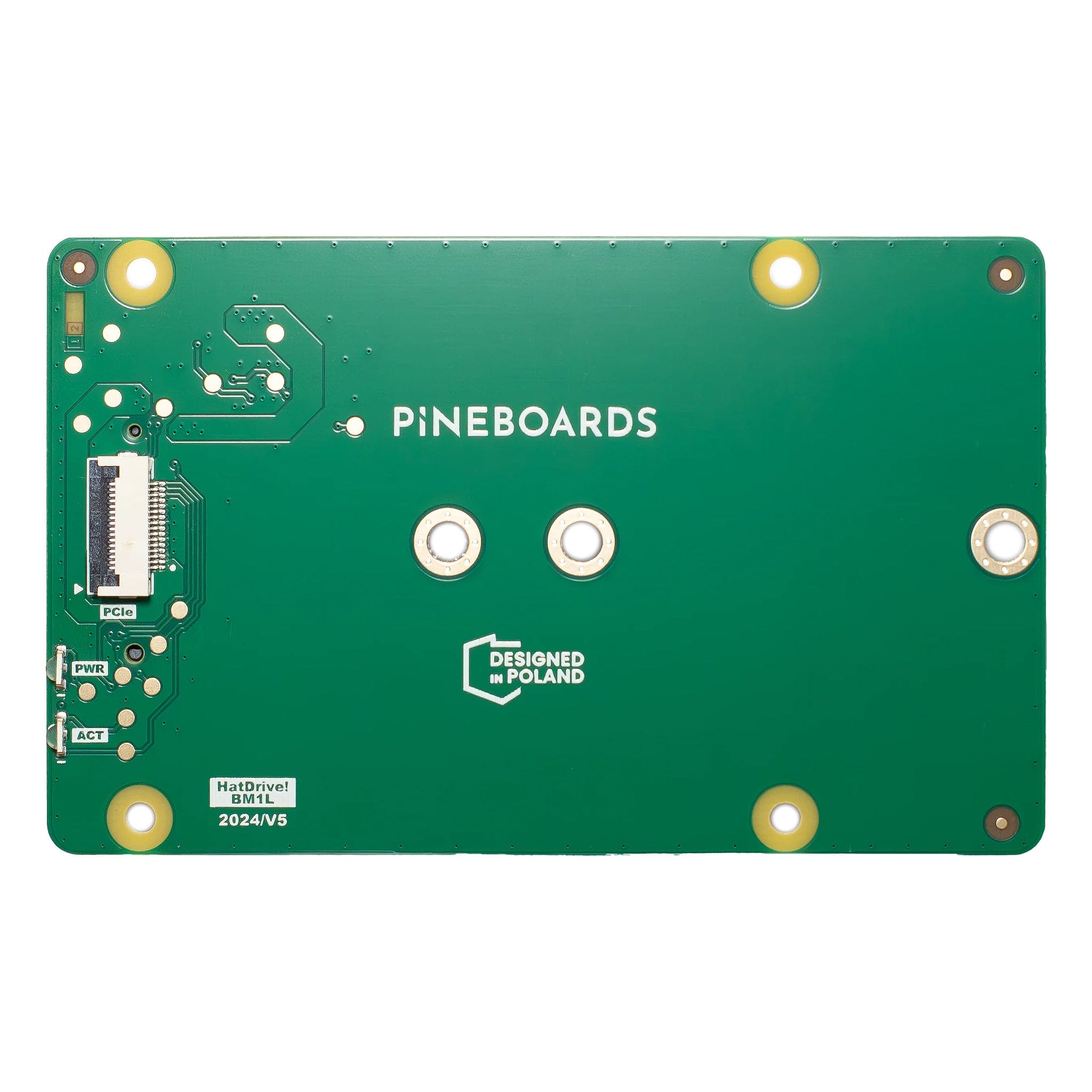 HatDrive! Bottom for Raspberry Pi 5 by Pineboards - The Pi Hut
