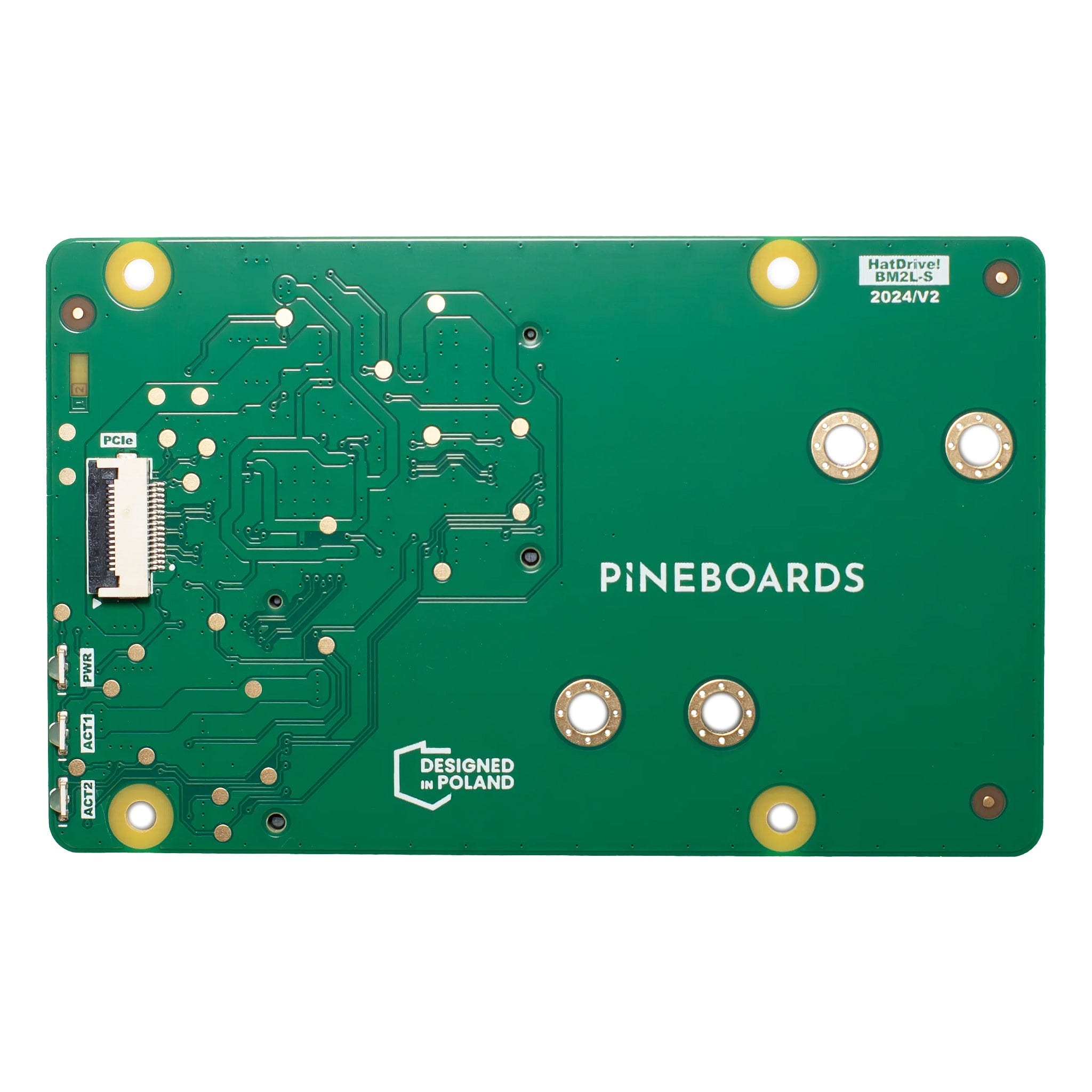 HatDrive! Dual for Raspberry Pi 5 by Pineboards - The Pi Hut