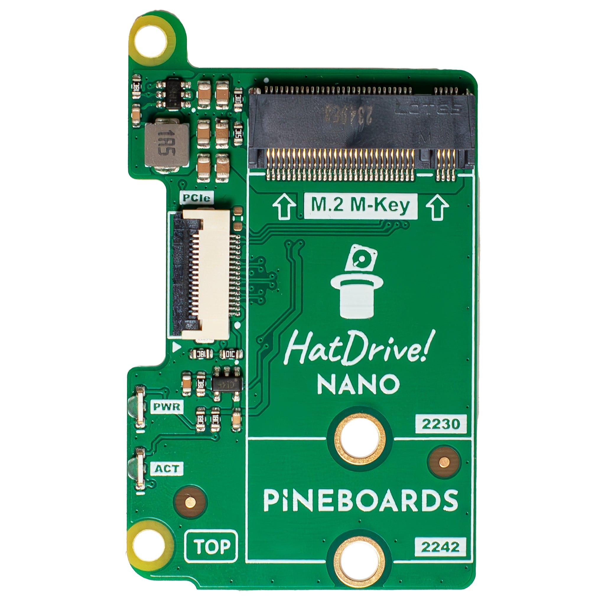 HatDrive! Nano for Raspberry Pi 5 by Pineboards - The Pi Hut