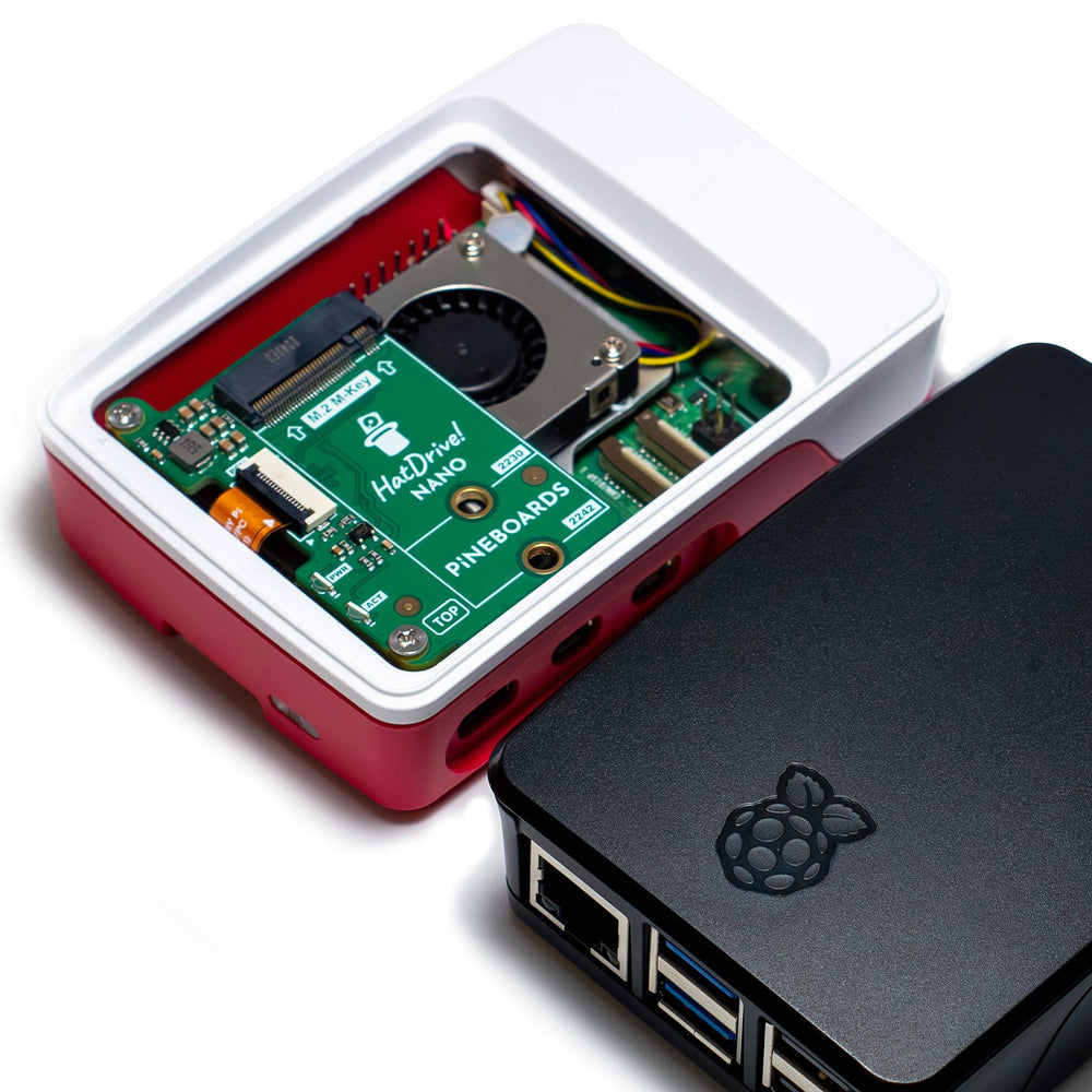 HatDrive! Nano for Raspberry Pi 5 by Pineboards - The Pi Hut