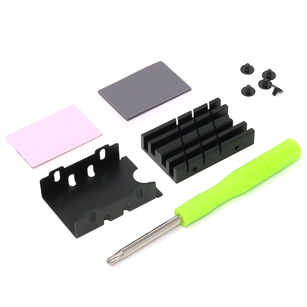 Heatsink for Raspberry Pi M.2 HAT+ and 2242 SSDs by The Pi Hut - The Pi Hut