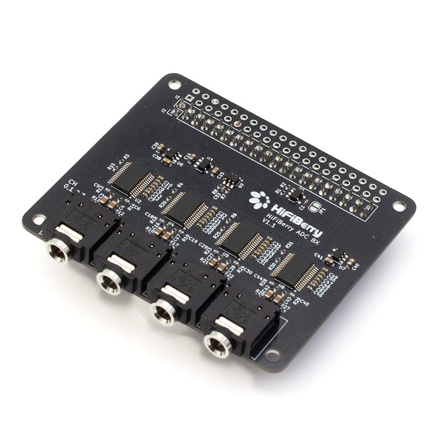 HiFiBerry ADC8X Add-on by HiFiBerry - The Pi Hut