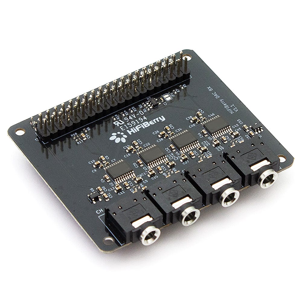 HiFiBerry DAC8X by HiFiBerry - The Pi Hut