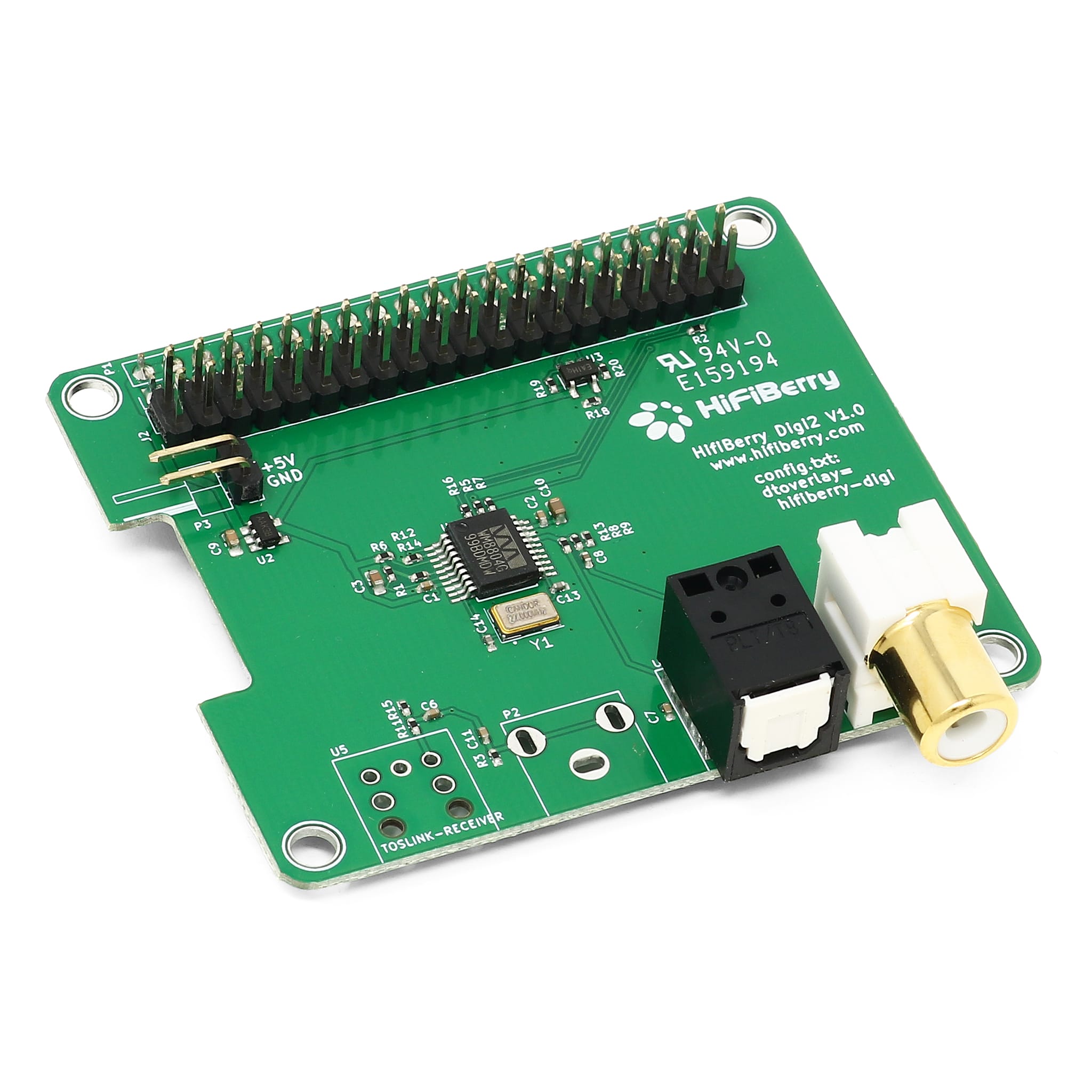 HiFiBerry Digi2 by HiFiBerry - The Pi Hut