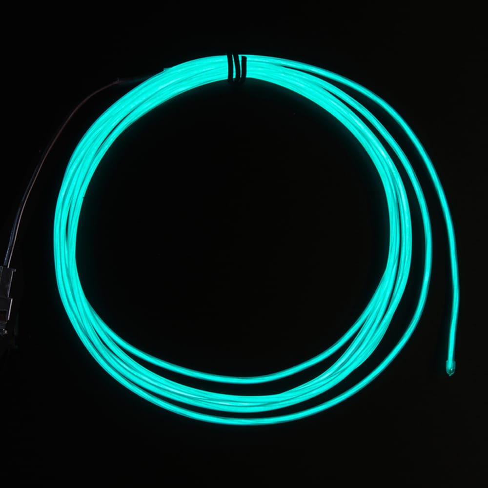 High Brightness Aqua Electroluminescent (EL) Wire - 2.5 meters (High brightness, long life) by Adafruit - The Pi Hut