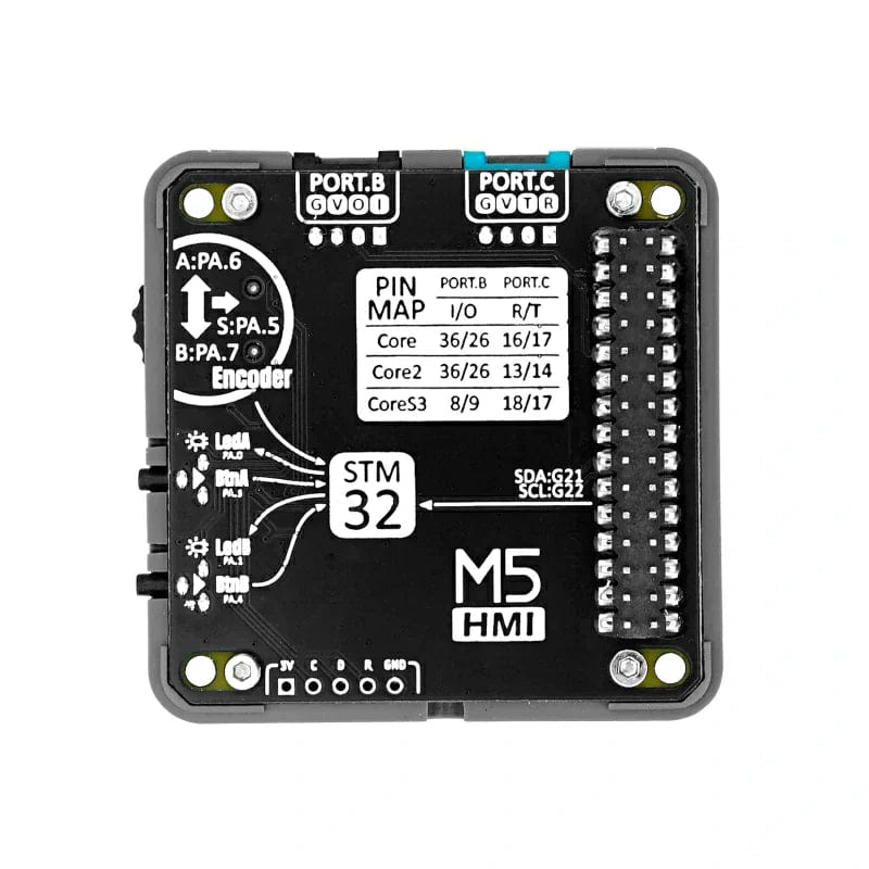 HMI Module with Encoder and 500mAh Battery (STM32F030) by M5Stack - The Pi Hut
