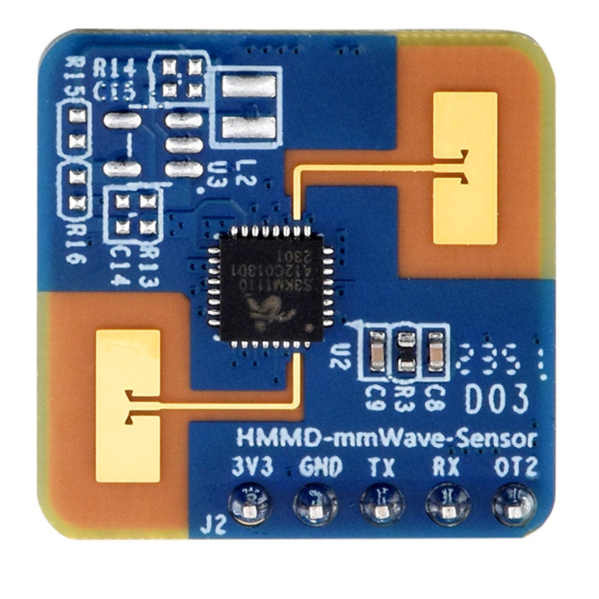 Human Micro-Motion Detection mmWave Sensor (24GHz) by Waveshare - The Pi Hut