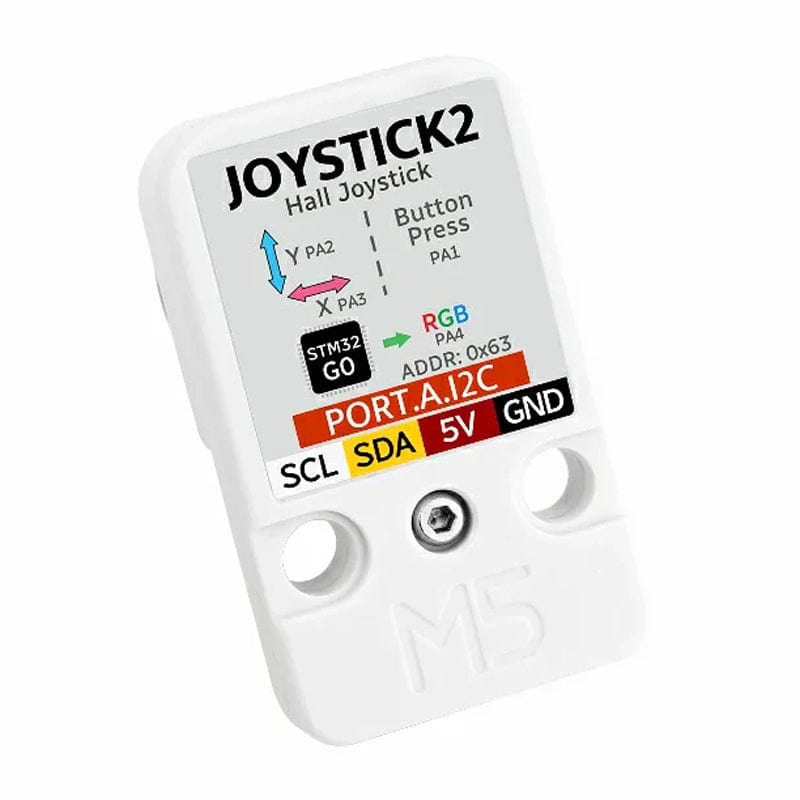 I2C Joystick 2 Unit (STM32G030) by M5Stack - The Pi Hut
