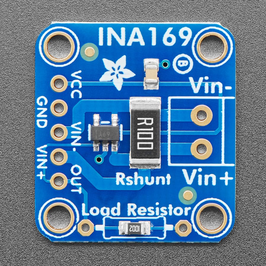 INA169 Analog DC Current Sensor Breakout - 60V 5A Max by Adafruit - The Pi Hut