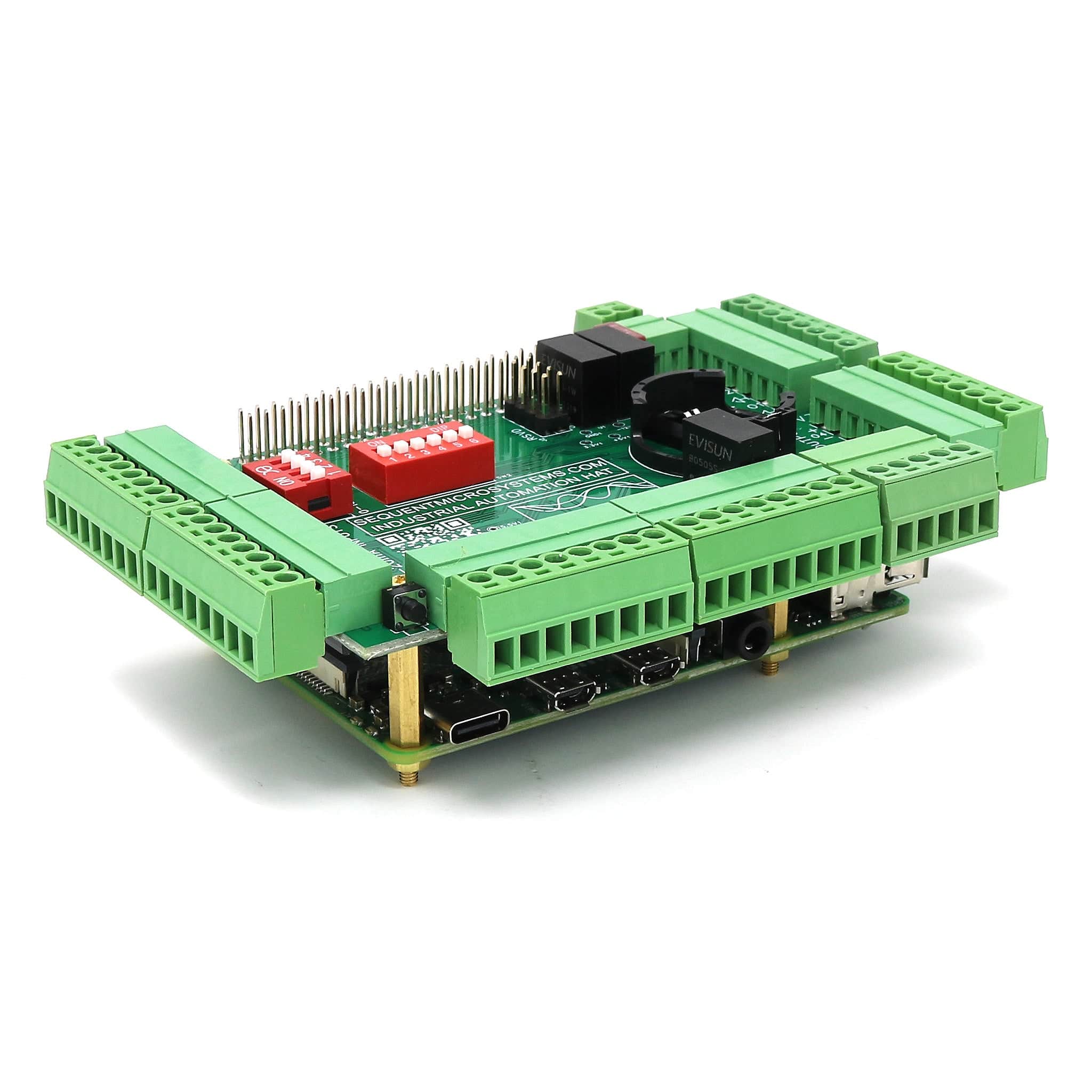Industrial Automation Stackable Card for Raspberry Pi - The Pi Hut