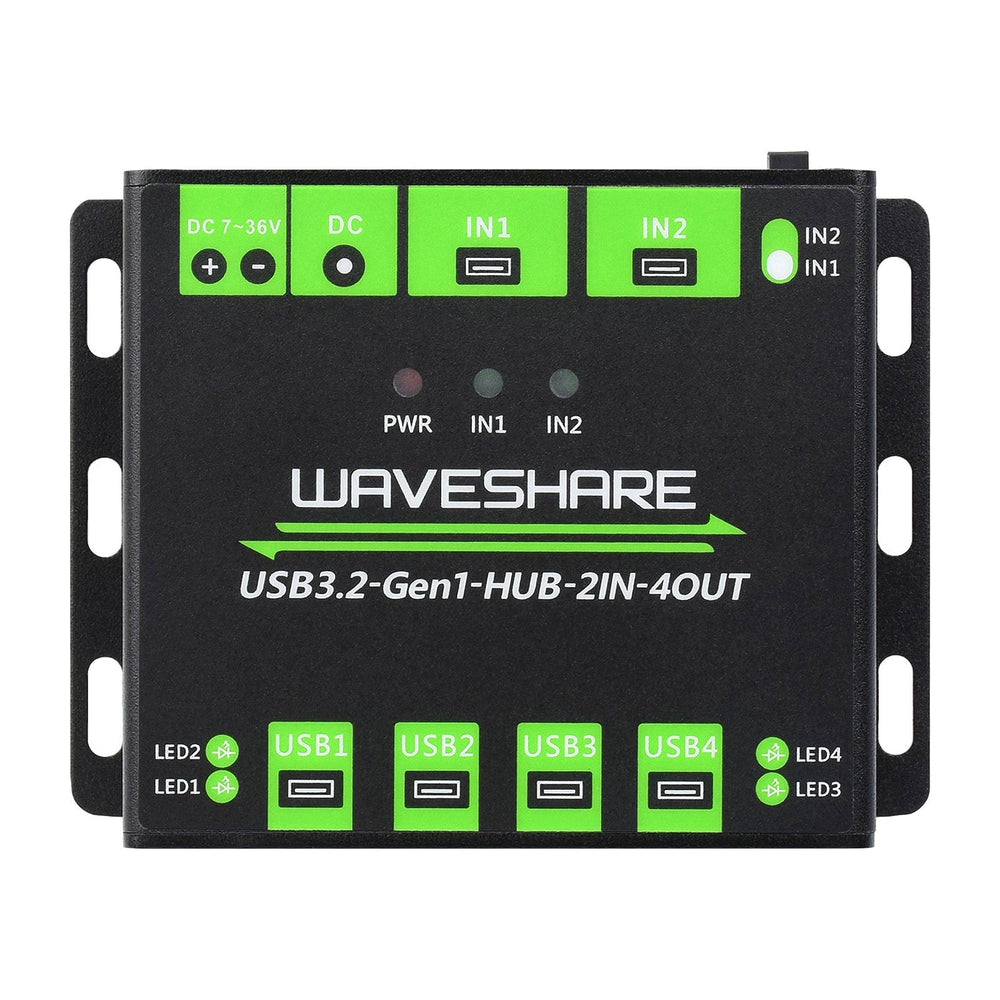 Industrial USB 3.2 Hub by Waveshare - The Pi Hut