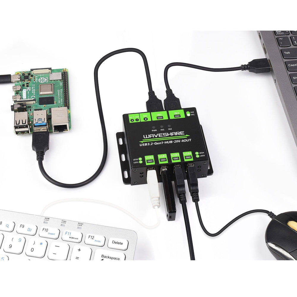 Industrial USB 3.2 Hub - The Pi Hut