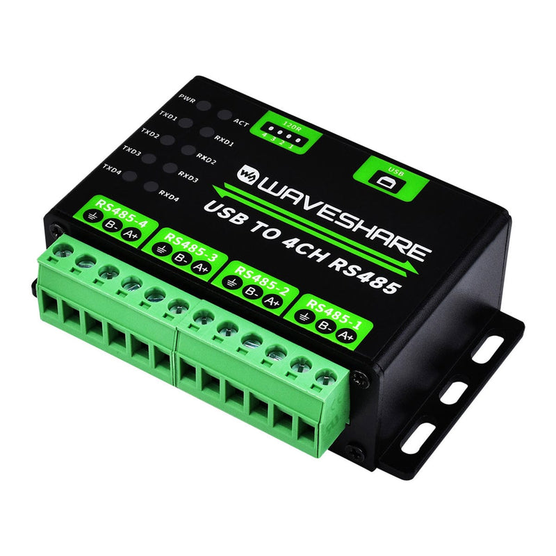 Industrial USB TO 4-Channel RS485 Converter - The Pi Hut