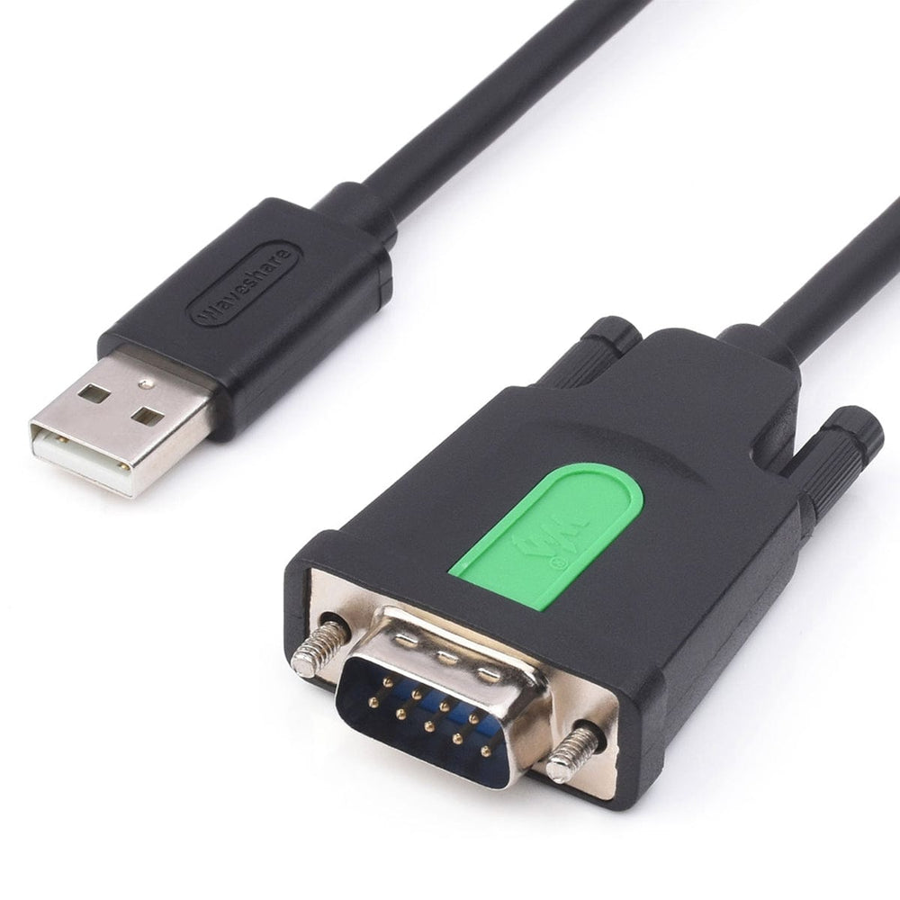 Industrial USB to RS232 Male Serial Adapter Cable by Waveshare - The Pi Hut