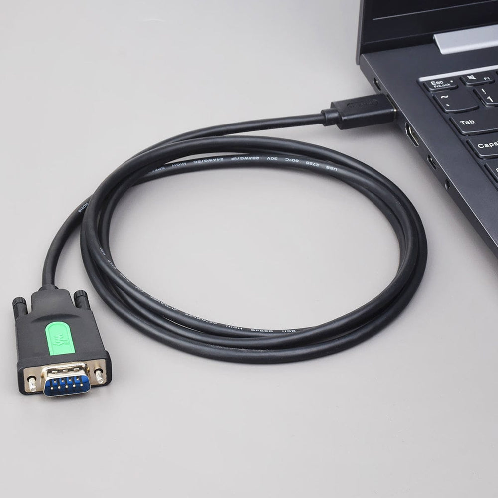 Industrial USB to RS232 Male Serial Adapter Cable by Waveshare - The Pi Hut