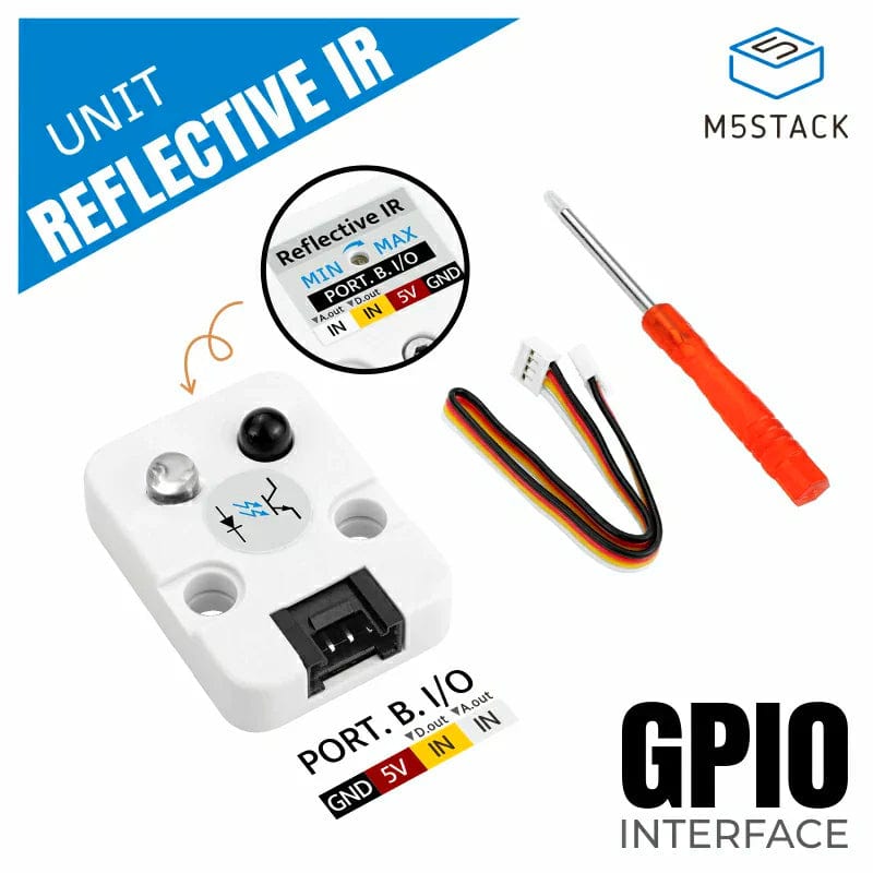 Infrared Reflective Sensor Unit by M5Stack - The Pi Hut
